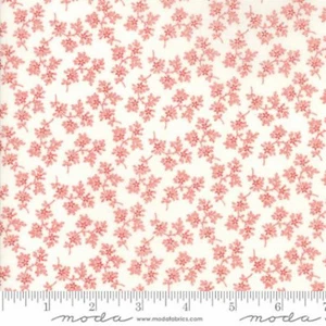 Moda Victoria Floral Beatrice rot/elfenbein - 100% Baumwollstoff Patchwork Quilten - Bild 1 von 1