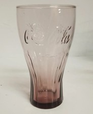 Coca Cola Glass McDonald's Promotion 2009 New, Maroon, purple