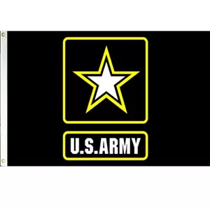Offiziell lizenzierte US Army Logo Flagge 3x5' Made in America von Annin Flagmakers USA - Bild 1 von 6