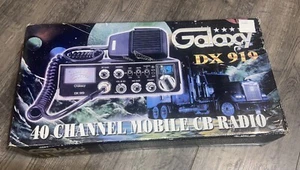 Custom Galaxy DX919 DX-919 CB Radio 40 Channel with Microphone New Old Stock - Picture 1 of 4
