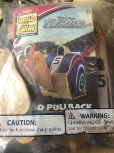 NEU Lowes Build and Grow DreamWorks Turbo Pullback Racer - Bild 1 von 3