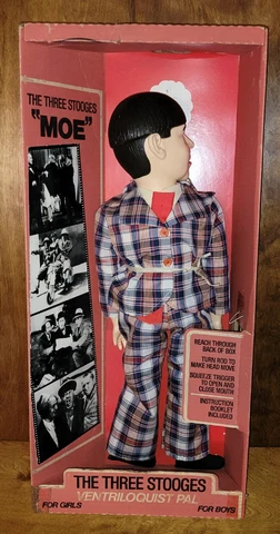 THE THREE STOOGES "MOE" VENTRILOQUIST PAL Cover