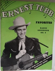 ERNEST TUBB / ORIGINAL 1947 SONG FOLIO / SOUVENIR PROGRAM - VG CONDITION - Picture 1 of 1