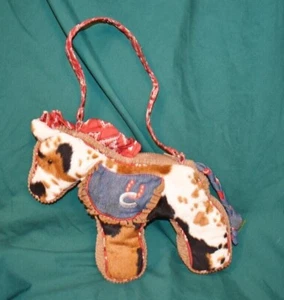 Sassy Pet Saks Pony Purse Cuddle Toy Pocket Zipper Pink Strap Douglas Horse - Picture 1 of 12