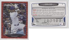 2013 Bowman Draft Red Ice /25 Yasiel Puig #1 Rookie RC