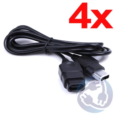 WIRESMITH Lot - 4X 6 ft Controller Cord Extension Cable for Microsoft Original Xbox S-Type