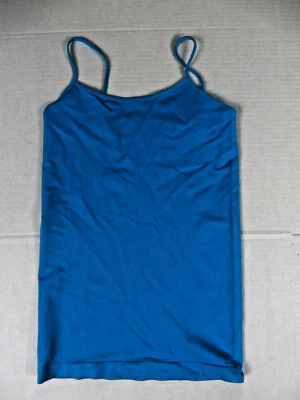 Womans Active Basics Under Shirt Camisole Blue Spaghetti Straps Size M/L - Image 1 of 4