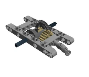 LEGO 10pc Technic Framed Differential Gear Set Chassis Part Piece Liftarm Truck - Picture 1 of 2