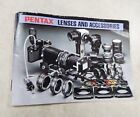Pentax Lenses and Accessories Book Catalogue Vintage 1980s