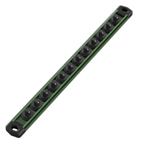 WORKPRO Magnetic Socket Organizer, 1/4-Inch Drive Aluminum Alloy Socket Rail NEW - Picture 1 of 9