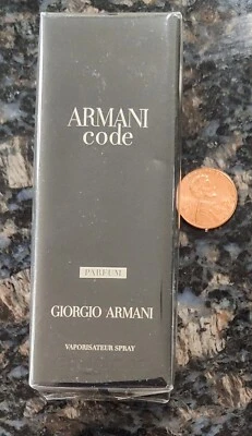 MINI coleccionable Armani Code PARFUM de Giorgio Armani 0,5 oz 15 ml *NUEVO Y SELLADO* Foto 1 de 2