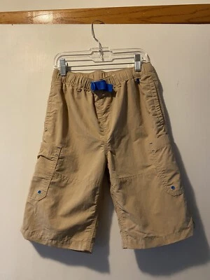 Lands End M Boys Tan Nylon Cargo Shorts - Image 1 of 3
