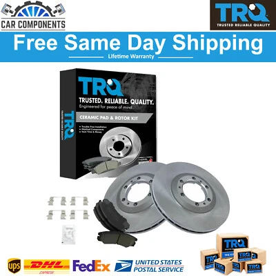 TRQ новый передний керамический тормозной колодки и ротора набор для 1992-2002 Acura SLX Honda Isuzu - Изображение 1 из 4