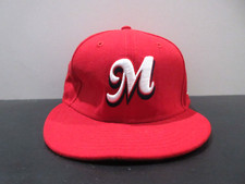 Memphis Redbirds Hat Cap Fitted Mens 7 1/8 Red Minor League Baseball New Era