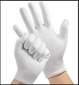 White Gloves, 7 Pairs Thicken Cotton Gloves, Moisturizing Gloves Overnight - Picture 1 of 5