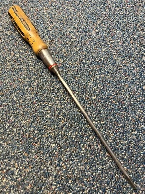 Vintage Stanley screwdriver, Pat. 1839835, red band ferrule, 8", good cond. - Image 1 of 4