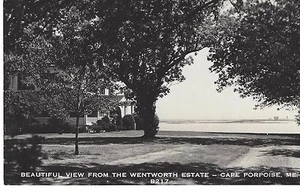 Cape Porpoise Maine Wentworth Nachlass Echtfoto Postkarte Hafenansicht - Bild 1 von 2