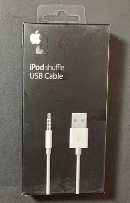 Official Apple iPod shuffle USB Cable [ White ] NEW - Image 1 of 4