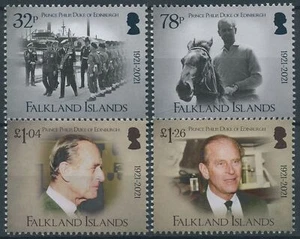 Falkland Islands 2021 MNH Royalty Stamps Prince Philip Duke of Edinburgh 4v Set - Picture 1 of 1