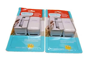 ToddleRoo Child Baby Corner Drawer Locks (4 Locks) No Tools Needed - Picture 1 of 2