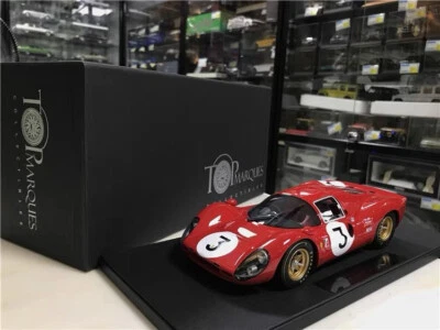 Top Marques Ferrari 330 P4 1000KM Monza Winner #3 1967 1:18 Resin Limited Model - Image 1 of 3