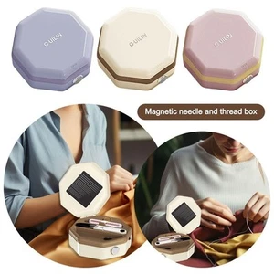 with Needles and Sewing Thread Household Needle Sewing Box - Picture 1 of 15