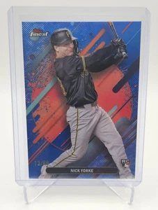 2025 Topps Finest NICK YORKE Rare Blue Refractor #246 13/99 PITTSBURGH PIRATES - Picture 1 of 2