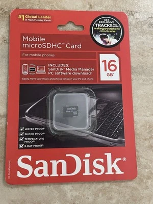 SanDisk 16GB Mobile Phone Micro SDHC  Memory Card  - Image 1 of 2