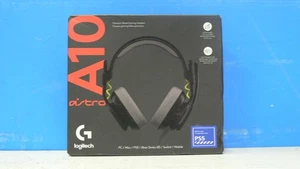 Logitech Astro A10 Gen 2 Wired Over-Ear Gaming Headset/headphones - Black - Picture 1 of 2