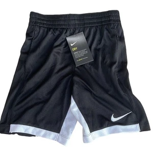 Nike black basketball shorts size boys small NEW - Picture 1 of 4