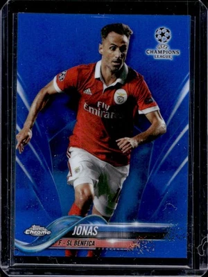2017 Topps Chrome UEFA Jonas Blue Refractor #5/150 Benfica - Image 1 of 2