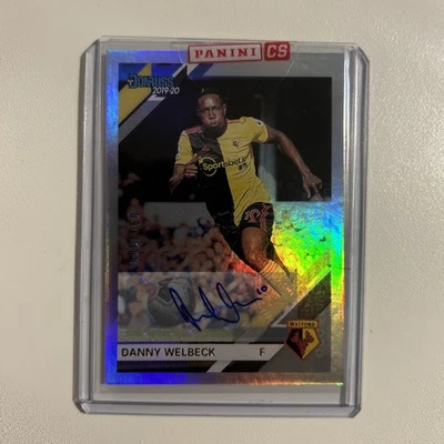 2019-20 PANINI CHRONICLES DANNY WELBECK DONRUSS Auto #169 WATFORD /300 - Image 1 of 4