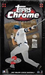 2007 Topps Chrome baseball sealed hobby box - Picture 1 of 3