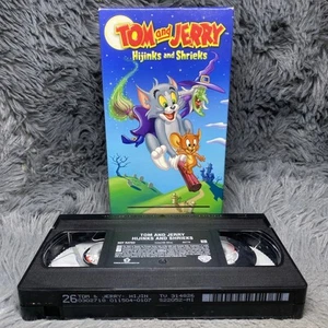 Tom and Jerry Hijinks and Shrieks VHS Tape 2003 Warner Halloween Animated Movie - Picture 1 of 8