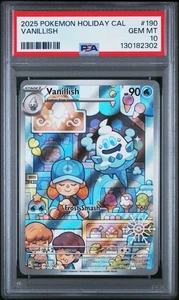 PSA 10 Vanillish (Holiday Calendar) 190/182 Miscellaneous Cards & Products Holo - Bild 1 von 3