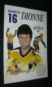 Original 1990Target Salutes MARCEL DIONNE Los Angeles KINGS NHL #16 RETIREMENT - Picture 1 of 2