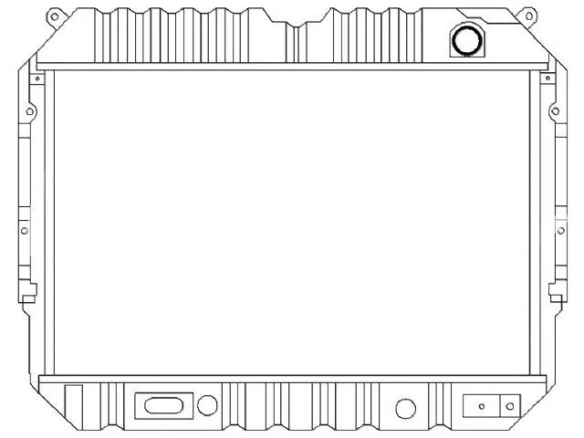 Radiador para Ford Econoline Super Duty 1996 7,5 L V8 SJ381JZ radiador Foto 1 de 1