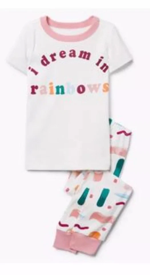 Gymboree Girls I Dream In Rainbows Pjs 2018 Nwt Size 3 - Image 1 of 1