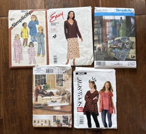 4 Lot Bundle Sewing Patterns Vogue 7253, McCalls 2287, Simplicity 5803, See Sew - Picture 1 of 11