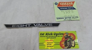  NOS YAMAHA XS500 TX500 1973-1975 GENUINE SIDE COVER EMBLEM 371-21786-01    - Bild 1 von 1