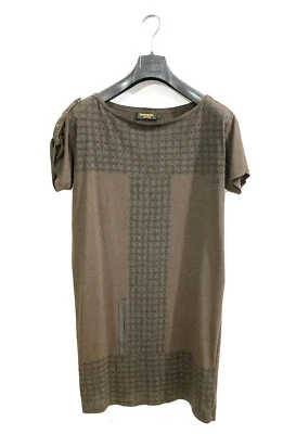 Vestido Camiseta Jersey DIESEL NEGRO DORADO en Marrón y Algodón Estampado Negro Talla M Y2K Foto 1 de 4