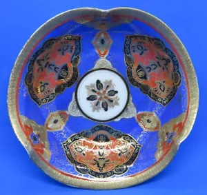 Japanische Noritake Vintage Art Deco Orientalisch Antik Blau Glasur Servierschale - Bild 1 von 8