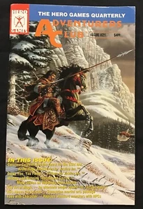 Adventurers Club Issue 21 ~ The Hero Games Quarterly Magazine Summer 1993 ~ OEJ - Picture 1 of 1