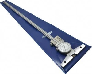 Mitutoyo 0 to 12 Inch Range, Stainless Steel, White Dial Depth Gage 0.0015 In... - Picture 1 of 2