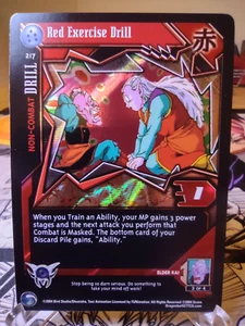 DBZ CCG DRAGON BALL Z GT RED EXERCISE DRILL #217 RARE ALT FOIL 2004 NM/MINT 2004 - Bild 1 von 2