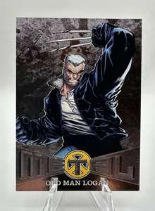 2018 Fleer Ultra Marvel X-Men Metal Achievement Wolverine Old Man Logan #MB0