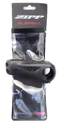 Zipp SL Sprint Stem - 100mm, 31.8 Clamp, +/-12, 1 1/8", Matte Black - Image 1 of 2