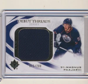 2010-11 Ultimate Collection Debut Threads Jersey Magnus Paajarvi /200 Oilers - Picture 1 of 1