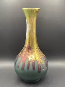 Handcrafted Drip Glaze Vase - Picture 1 of 13