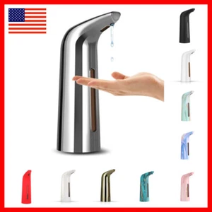 Dispensador automático de jabón manos libres sensor IR líquido lavado de manos baño - Imagen 1 de 26